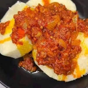 Boiled Yam & Stew