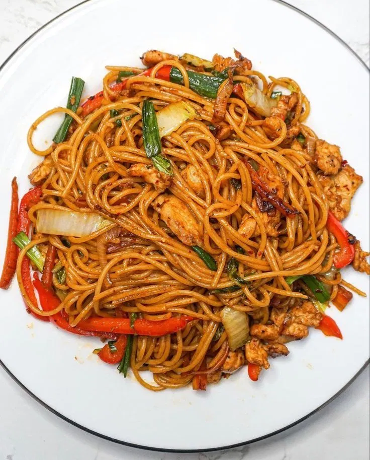Jollof Spaghetti